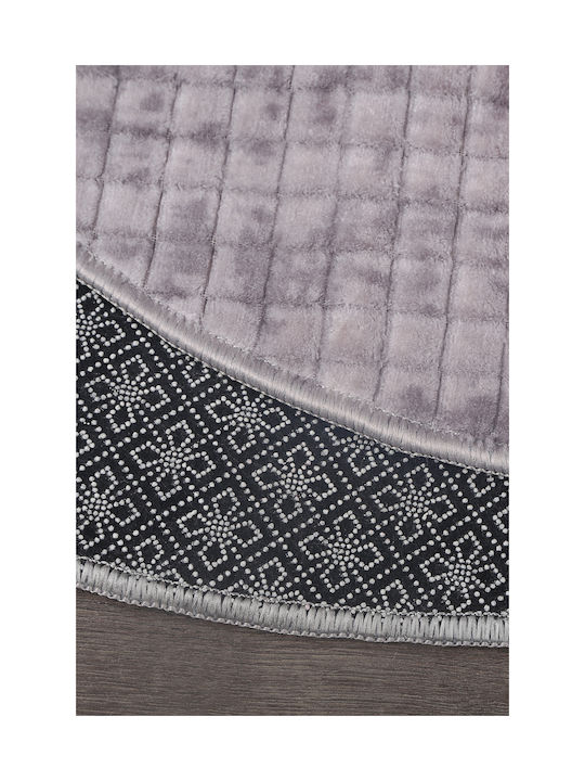 SteweHome Non-Slip Round Living Room Rug Round Φ120cm