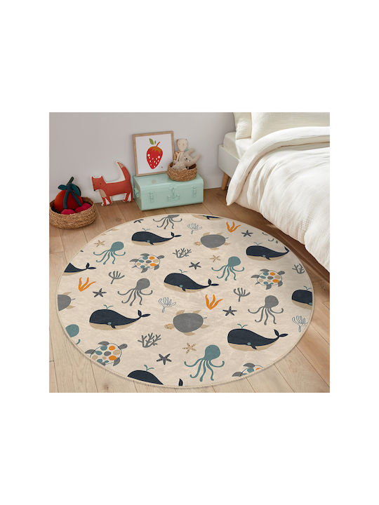 SteweHome Kids Rug Light Blue 60x60cm Thickness 60mm