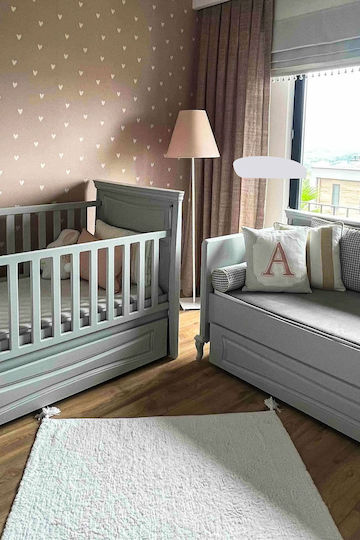 SteweHome Kids Cotton Blue Rug 80x150cm