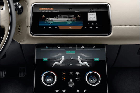Bizzar Car Audio System for Land Rover Discovery / Discovery Sport / Range Rover / Range Rover Evoque / Range Rover Sport Jaguar F-Pace / F-Type / XE / XF / XJ (Bluetooth/USB/WiFi/GPS/Apple-Carplay/Android-Auto) with Touch Screen 8"