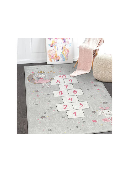 SteweHome Kinderteppich Grau 80x120cm Dicke 60mm