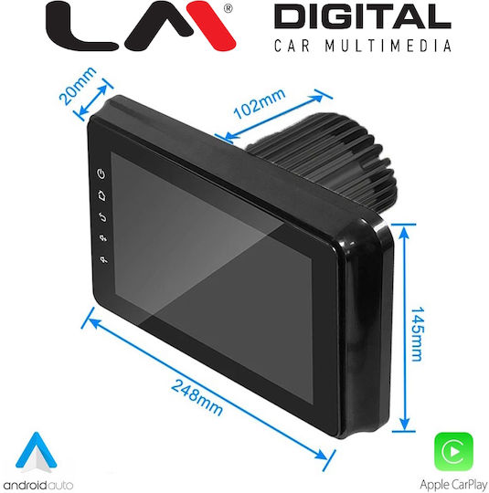 LM Digital Boat Sound System with Bluetooth USB GPS Black