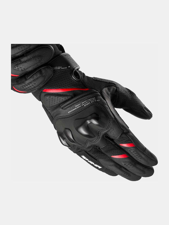 Shima Spark Summer Men's Motorcycle Gloves Red