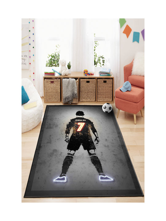 SteweHome Παιδικό Χαλί Ποδόσφαιρο 80x400cm Πάχους 60mm