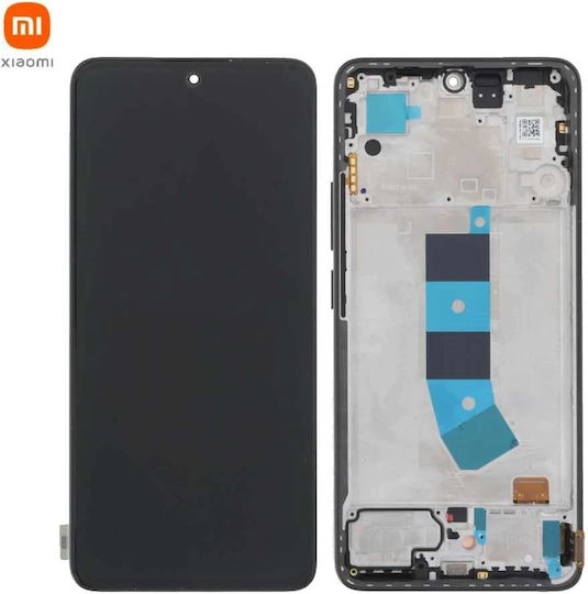 Xiaomi Екран със Сензорен Механизъм и Подрамка за Redmi Note 13 4G Черен