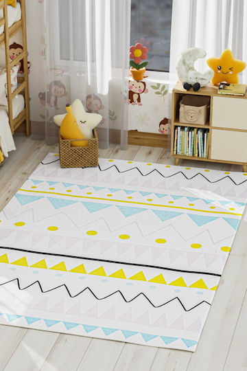 SteweHome Παιδικό Χαλί Μπλε 100x150cm Πάχους 60mm