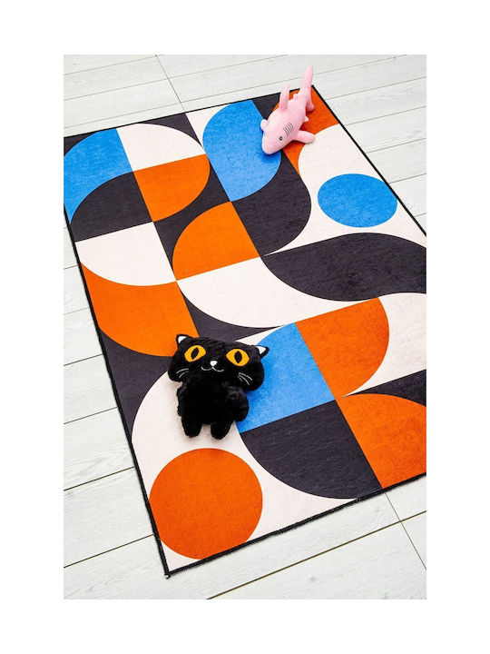 SteweHome Παιδικό Χαλί Πορτοκαλί 120x250cm Πάχους 60mm