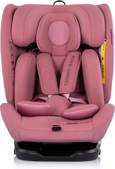 Chipolino Techno Igrow Столче за кола i-Размер с ISOfix Розово Пудра 0-36 кг