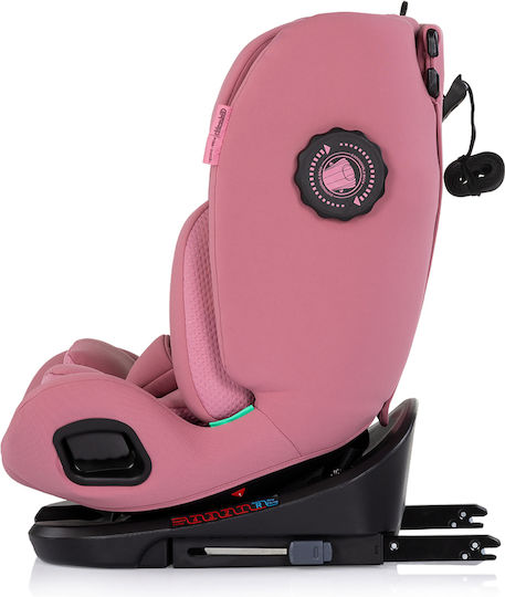 Chipolino Techno Igrow Столче за кола i-Размер с ISOfix Розово Пудра 0-36 кг