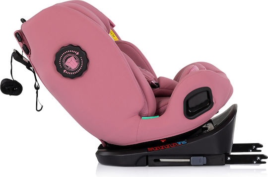 Chipolino Techno Igrow Столче за кола i-Размер с ISOfix Розово Пудра 0-36 кг