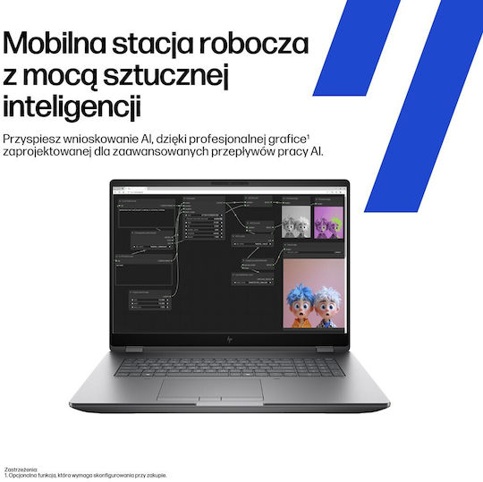 HP ZBook Fury G1i 18" IPS QHD+ 165Hz Ultra 7-265 HX/32GB/1TB SSD/RTX PRO 3000 Schwarzwell/W11 Pro (US Tastatursprache)