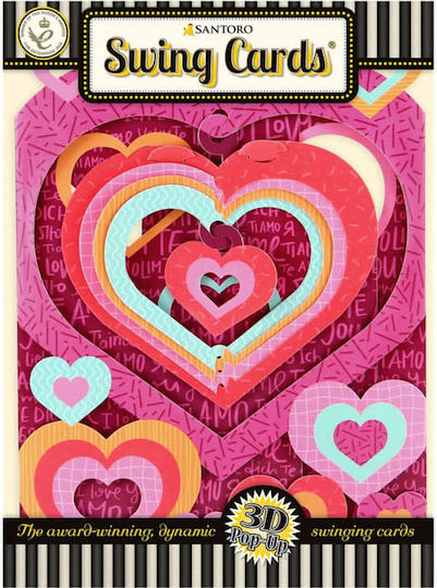 Santoro Love Swing Card 3d Card