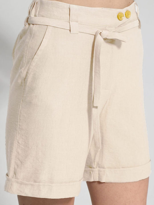Damen Bermudas Beige