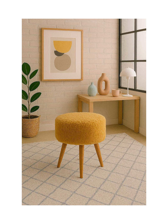 Wooden Retro Footstool 38x45x38cm
