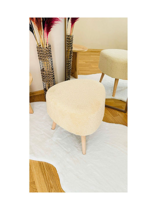 Living Room Bed Stool Upholstered with Bohemian Fabric 46x46x46cm