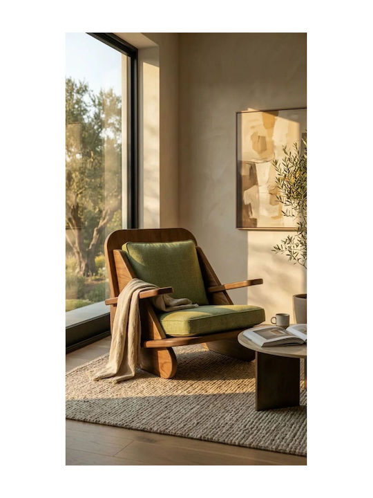 Green Armchair 65x55x55cm