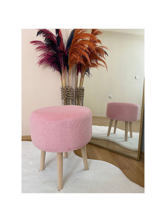 Living Room Wooden Round Stool 38x38x45cm