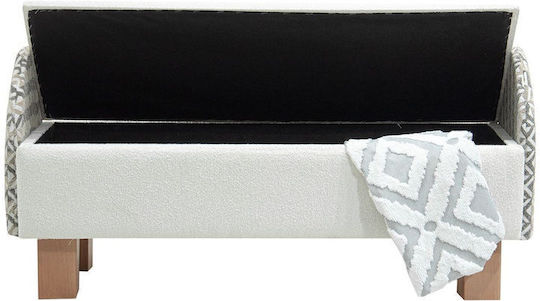 Stool for Living Room with Storage Space Multicolour