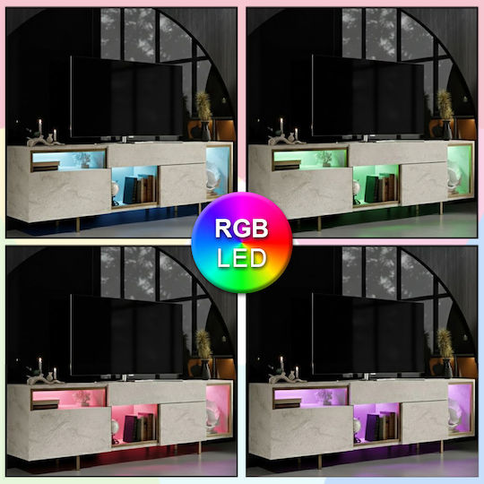 Norm Επιδαπέδιο με Φωτισμό Led 180x32x55εκ. Norm Επιδαπέδιο με Φωτισμό Led 180x32x55εκ.