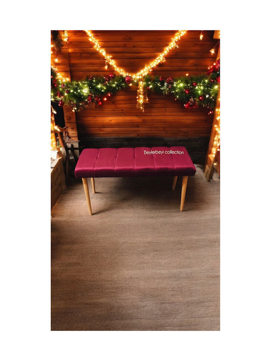 Living Room Wooden Scandinavian Style Stool 35x90x35cm
