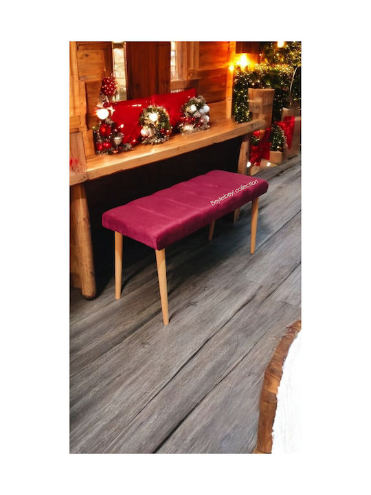 Living Room Wooden Scandinavian Style Stool 35x90x35cm