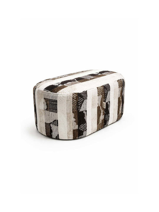 Living Room Fabric Upholstered Multicolour Stool