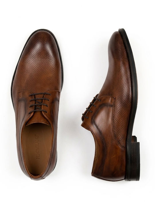 Leather Men's Casual Shoes Tabac Brown
