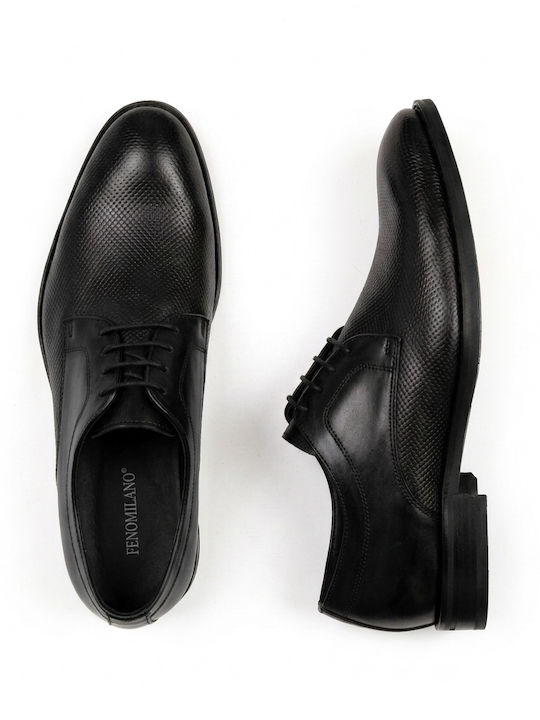 Leather Men's Casual Shoes Black