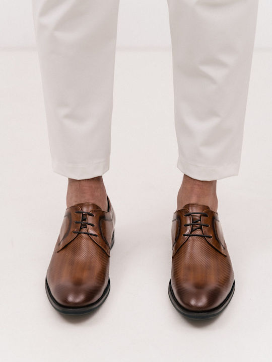 Leather Men's Casual Shoes Tabac Brown