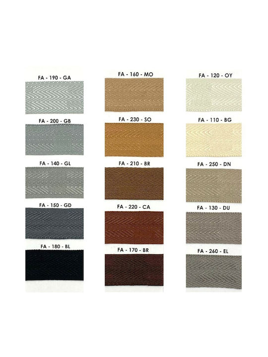 FS Wooden Blinds Brown Colour W100xH100cm