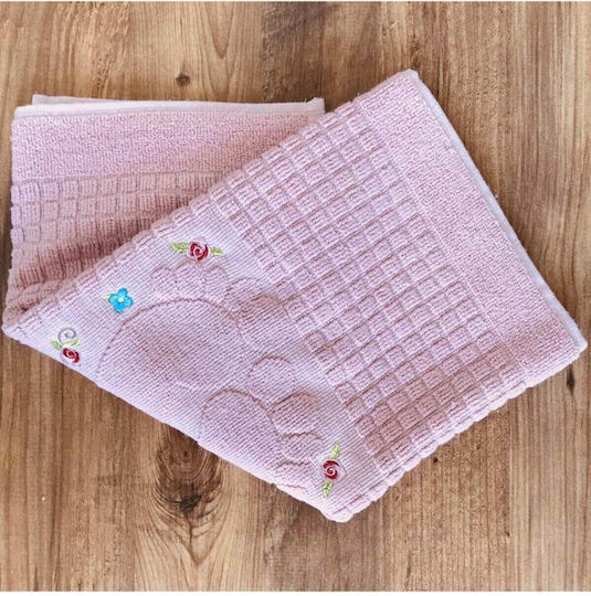 SteweHome Set Cotton Bath Mats STE-024619-P24619 White 50x70cm 3 Pieces