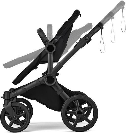 Bugaboo 6 Complete Ρυθμιζόμενο Καρότσι 2 σε 1 Kατάλληλο για Nεογέννητο Μαύρο