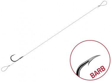 Delphin Flr Buclă Cadru Lungime 8 Cm Diametru 0,22 Mm Mărime Cârlig 8 Fluorocarbon