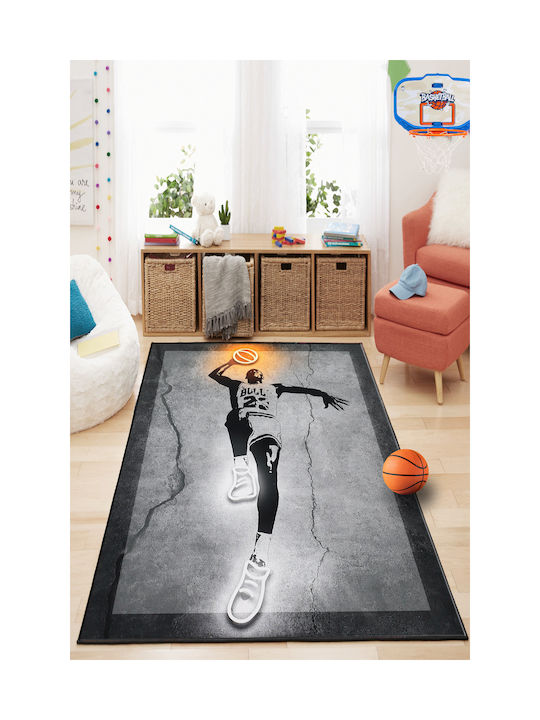 SteweHome Παιδικό Χαλί Μπάσκετ 120x200cm Πάχους 60mm