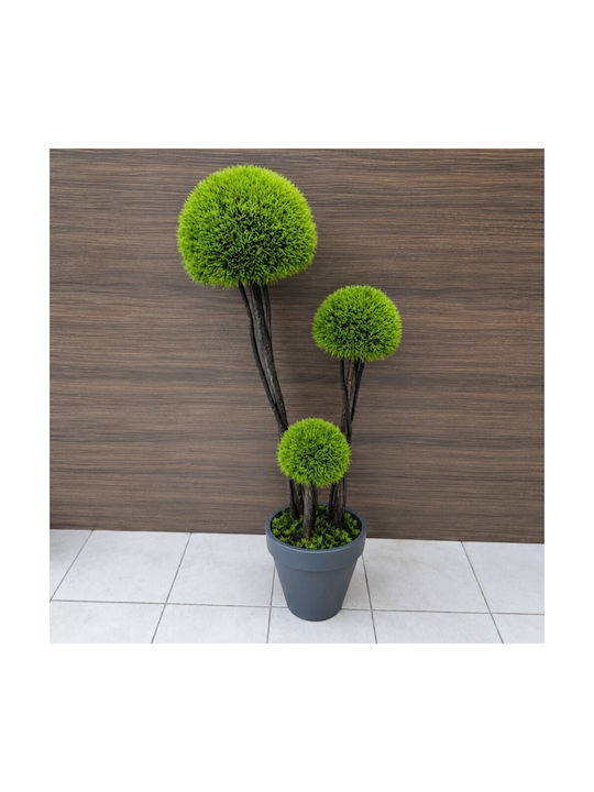 Künstliche Dekorative Topfpflanze Bonsai Moos Pilz Topf 120cm Galifas 554007 Galifas