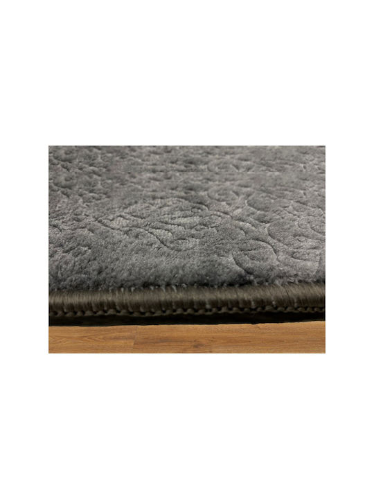 SteweHome Детски Килим Сив С Метър Ширина 100см 100x350см