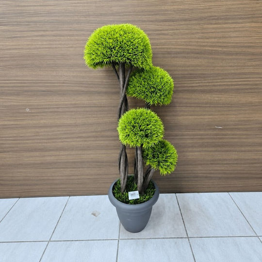 Künstliche Dekorative Topfpflanze Bonsai Moos Pilz Topf 90cm Galifas 554008 Galifas