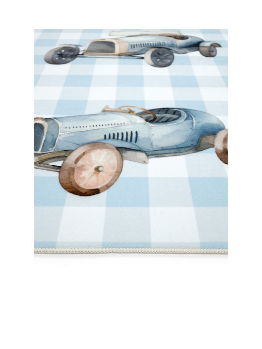 SteweHome Kids Cotton Blue Rug 80x150cm Thickness 90mm