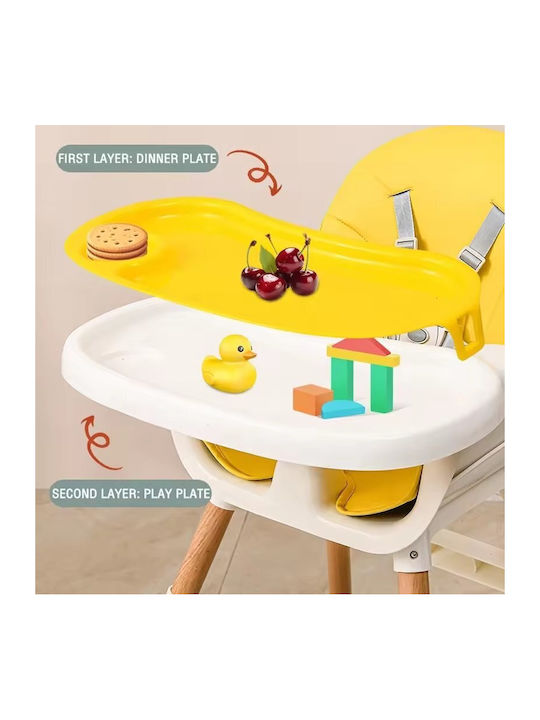 Little Mom Καreclaki de Masă cu Înălțime Reglabilă Verde