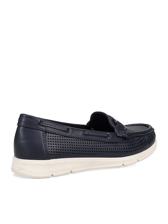 Mocasini Dama Loafers În Culoare Albastră