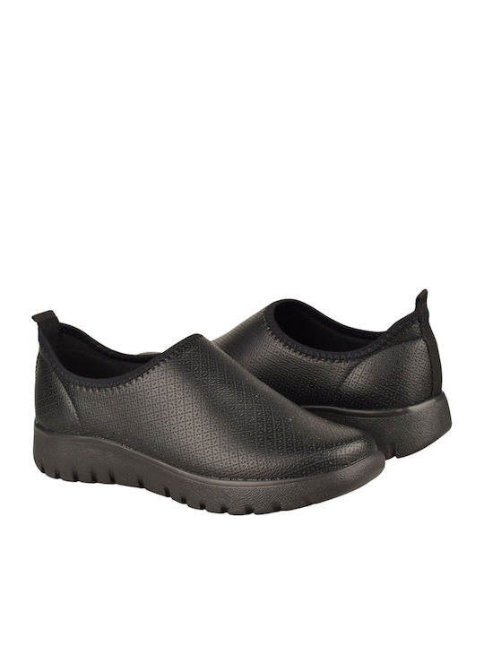 Ανατομικά Γυναικεία Slip-On Μαύρα
