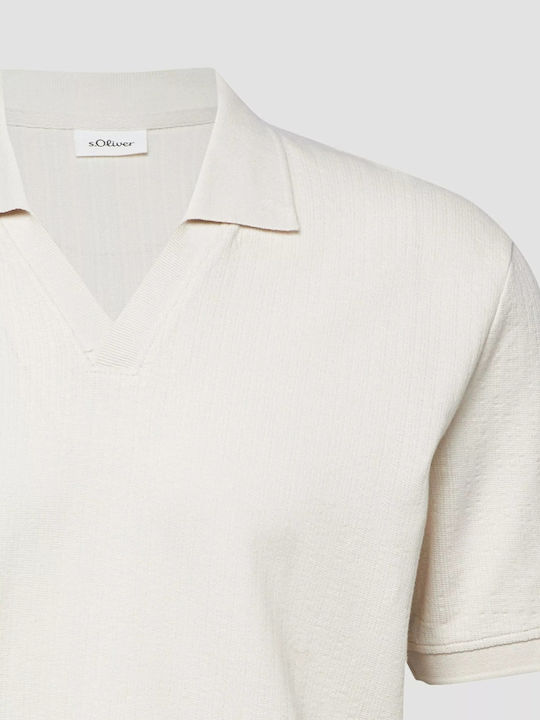 Polo Short Sleeve Blouse Cream