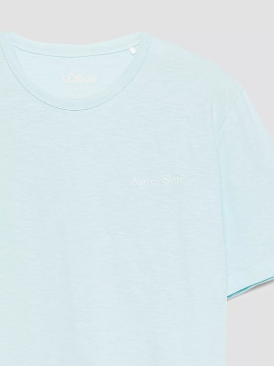 Herrenblusen T-Shirt Türkis Hell