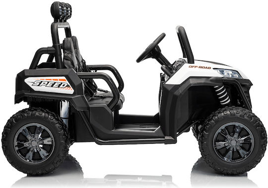 Doppelsitzer Elektrisch mit Fernbedienung 12 Volt Weiß BUGGY-HL5588-Weiß