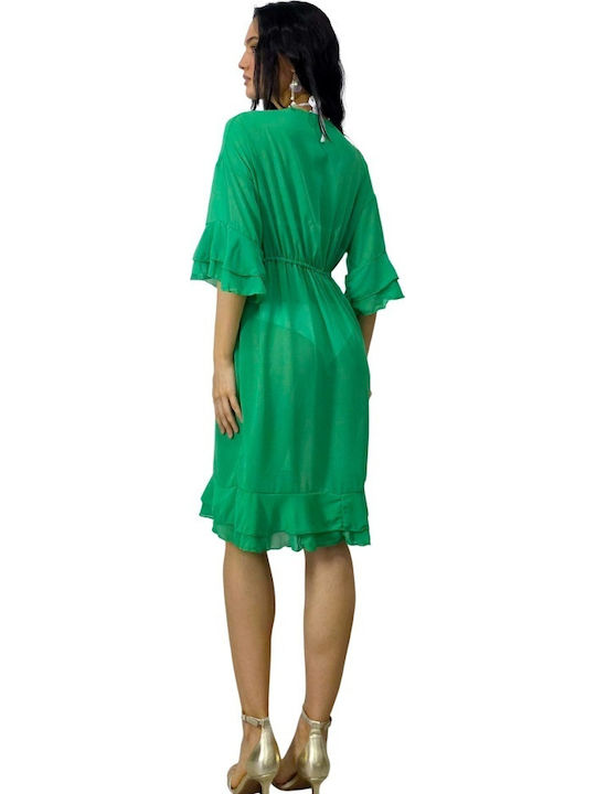 Καφτάνι Παραλίας Green