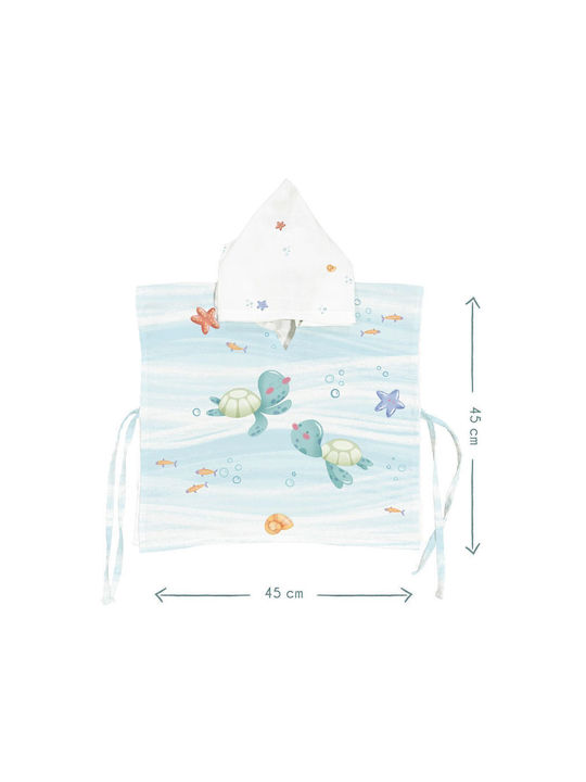 SteweHome Kinderbademantel Beige mit Kapuzen-