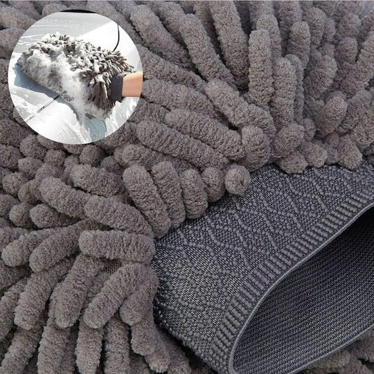 Car Wash Glove Made Microfiber Light Gray 20x25cm Er D L