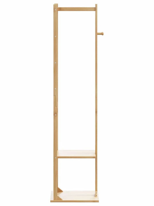 vidaXL vidaXL Boden Kleiderständer aus Bamboo Braune 38,5x30x156cm