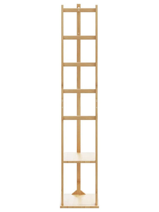 vidaXL vidaXL Boden Kleiderständer aus Bamboo Braune 38,5x30x156cm