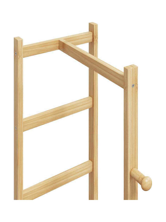 vidaXL vidaXL Boden Kleiderständer aus Bamboo Braune 38,5x30x156cm